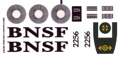 LEGO onderdeel Sticker Sheet for Set 10133 - (53049/4263304) (10133stk01)