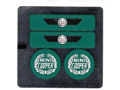 LEGO onderdeel Sticker Sheet for Set 10242 - Sheet 2, Mirrored (15920/6055874) (10242stk02)