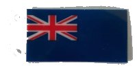LEGO onderdeel Plastic Part for Set 10294 - Flag with United Kingdom Blue Ensign Pattern 10294pls01b