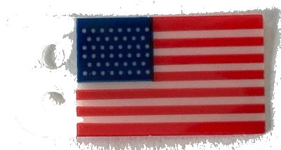 LEGO part Plastic Part for Set 10294 - Flag with United States Circa 1912 Pattern (10294pls01c)