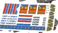LEGO onderdeel Sticker Sheet for Set 1592-2 - Dutch Version - (195145) 1592.2stk01