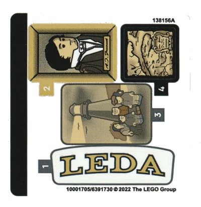 LEGO onderdeel Sticker Sheet for Set 21335, Sheet 1 - (10001705/6391730) (21335stk01)