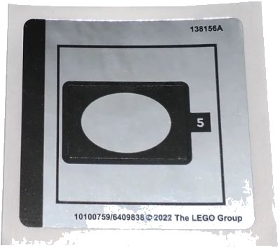 LEGO onderdeel Sticker Sheet for Set 21335, Sheet 2, Mirrored - (10100759/6409838) (21335stk02)