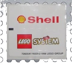 LEGO onderdeel Sticker Sheet for Set 3308 - (72825/4119339) (3308stk01)