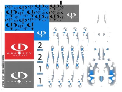 LEGO onderdeel Sticker Sheet for Set 3538 - (46665/4199333) (3538stk01)