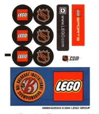 LEGO part Sticker Sheet for Set 3579 - (49885/4225343) 3579stk01