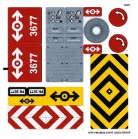 LEGO part Sticker Sheet for Set 3677 - (97811/4638848) 3677stk01