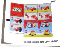 LEGO part Sticker Sheet for Set 40145 - (20408/6105832) 40145stk01
