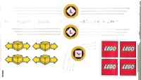 LEGO part Sticker Sheet for Set 4030 - (197895) 4030stk01