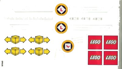 LEGO onderdeel Sticker Sheet for Set 4030 - (197895) (4030stk01)