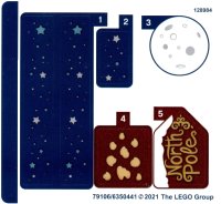 LEGO part Sticker Sheet for Set 40484 - (79106/6350441) 40484stk01