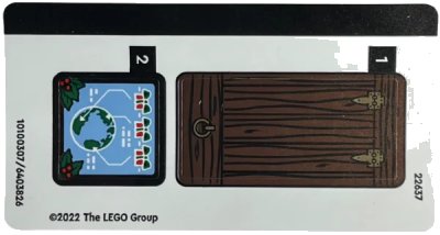 LEGO onderdeel Sticker Sheet for Set 40565 (10100307/6403826) (40565stk01)