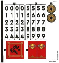 LEGO part Sticker Sheet for Set 40678 - (10106907/6474288) 40678stk01