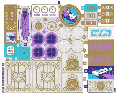 LEGO onderdeel Sticker Sheet for Set 41101 - (21512/6116829) (41101stk01)