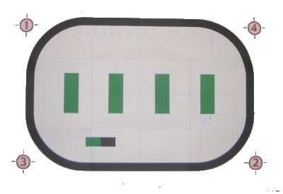 LEGO onderdeel Paper Test Mat for Mindstorms Robotics Invention System 1.5 (4127972)