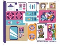 LEGO onderdeel Sticker Sheet for Set 41313 - International Version - (30775/6177515) 41313stk01a