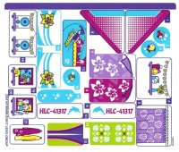 LEGO part Sticker Sheet for Set 41317 - (32911/6185496) 41317stk01