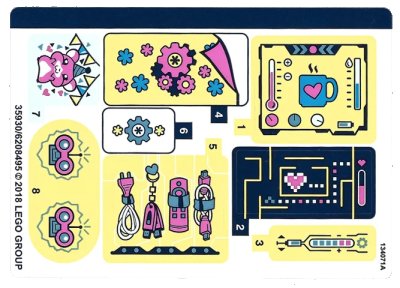 LEGO onderdeel Sticker Sheet for Set 41329 - (35930/6208495) (41329stk01)
