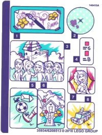 LEGO part Sticker Sheet for Set 41332 - (35934/6208513) 41332stk01