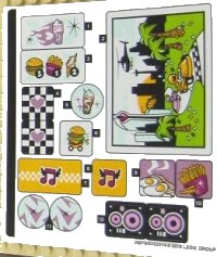 LEGO part Sticker Sheet for Set 41349 - (38019/6222314) 41349stk01