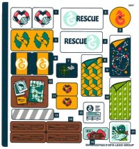 LEGO onderdeel Sticker Sheet for Set 41381 - (50448/6257622) 41381stk01
