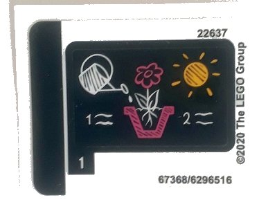 LEGO onderdeel Sticker Sheet for Set 41425 - (67368/6296516) (41425stk01)