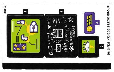 LEGO part Sticker Sheet for Set 41454 - (39108/6231473) (41454stk01)