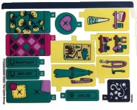 LEGO onderdeel Sticker Sheet for Set 41683 - (77539/6338095) 41683stk01