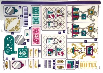 LEGO part Sticker Sheet for Set 41684 - (77538/6338094) (41684stk01)