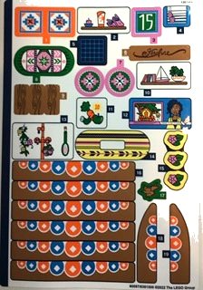 LEGO onderdeel Sticker Sheet for Set 41702 - (80097/6361506) (41702stk01)