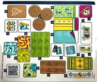 LEGO onderdeel Sticker Sheet for Set 41703 - (84123/6373977) 41703stk01