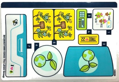 LEGO part Sticker Sheet for Set 41707 - (84126/6373980) (41707stk01)