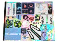 LEGO part Sticker Sheet for Set 41713, Iridescent Mirrored - (10001510/6387462) 41713stk01