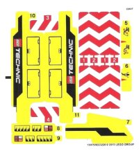LEGO onderdeel Sticker Sheet for Set 42006 - (13075/6023228) 42006stk01