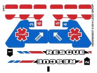LEGO onderdeel Sticker Sheet for Set 42020 - (16026/6056837) 42020stk01