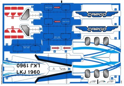 LEGO onderdeel Sticker Sheet for Set 42025 - Sheet 1 (16153/6057484) (42025stk01)