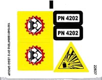 LEGO part Sticker Sheet for Set 4202 - (10010491/6004739) 4202stk01
