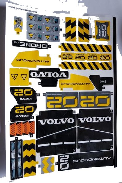 LEGO part Sticker Sheet for Set 42081 - (38959/6228528) (42081stk01)
