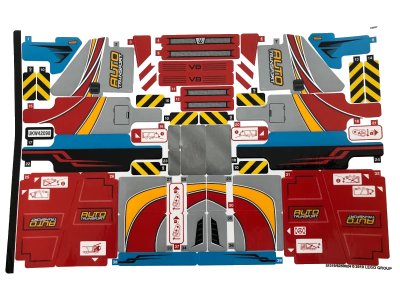 LEGO onderdeel Sticker Sheet for Set 42098 - (51319/6259024) (42098stk01)