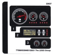 LEGO part Sticker Sheet for Set 42127 - (77596/6338465) 42127stk01