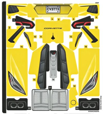 LEGO onderdeel Sticker Sheet for Set 42205 - (10110649/6522701) (42205stk01)