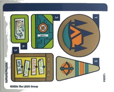 LEGO part Sticker Sheet for Set 42622 - (10107146/6476676) (42622stk01)