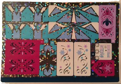 LEGO onderdeel Sticker Sheet for Set 43172, Holographic Mirrored - (67276/6295341) (43172stk01)