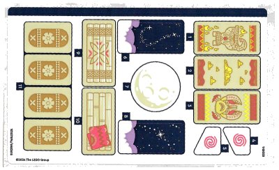 LEGO onderdeel Sticker Sheet for Set 43252 - (10107894/6482616) (43252stk01)