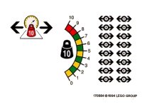 LEGO onderdeel Sticker Sheet for Set 4565 - (170884) 4565stk01