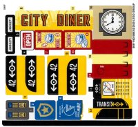 LEGO part Sticker Sheet for Set 60271 - (69111/6310883) 60271stk01