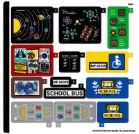 LEGO part Sticker Sheet for Set 60329 - (10100076/6399180) 60329stk01