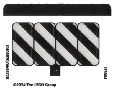 LEGO part Sticker Sheet for Set 60428 - (10105870/6465720) (60428stk01)