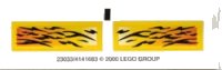 LEGO onderdeel Sticker Sheet for Set 6519 - (23033/4141683) 6519stk01