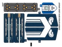 LEGO onderdeel Sticker Sheet for Set 70312 - International Version - (24450/6132765) 70312stk01a